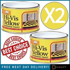 2 x YELLOW WARNING PAINT
