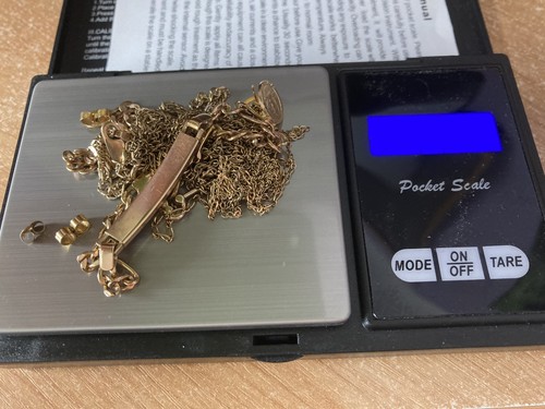 9ct gold grams total - gold,
