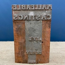 ANTIQUE 1901 'MALLEABLE