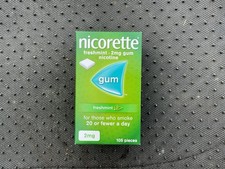 GENUINE NICORETTE FRESHMINT 2MG NICOTINE GUM 105 PIECES IN TOTAL