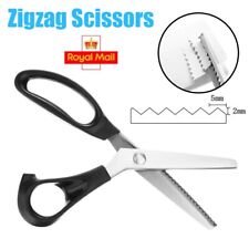 9" Pinking Shears Dressmaking Tailor Sew Dress Making Zig Zag Craft Cut Scissors
