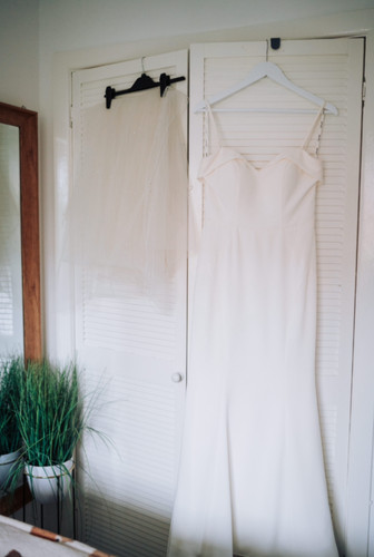 Ivory wedding dress - dress, by