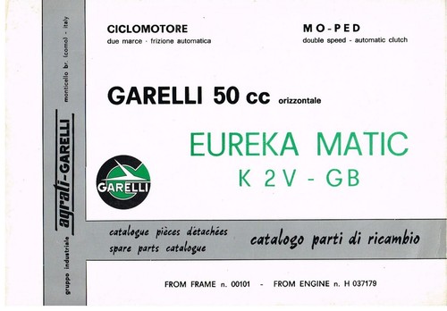 Garelli 50cc eureka matic - garelli,