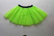 Uv Tutu Skirt 80s Hen Flo Fancy Dress Halloween Party 8-14 & 16-26 Long Net Neon