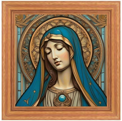 Art nouveau madonna virgin - art,