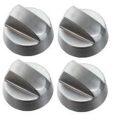 Chrome oven knob switch - oven,