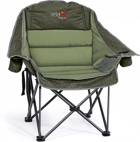 Oversized padded camping - camping, chair