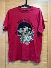 Y-3 Yohji Yamamoto Cobra Print T-Shirt Red - Size Large - Adidas - Vintage Rare