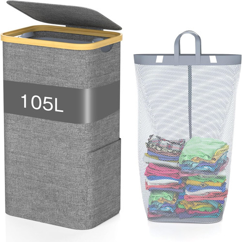 105l laundry basket with - laundry,