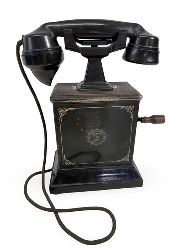 Antique ericsson magneto desk - antique,