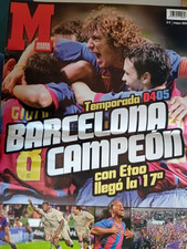 Football Magazine 'Marca' commemorating Barcelona winning La Liga 2004-2005