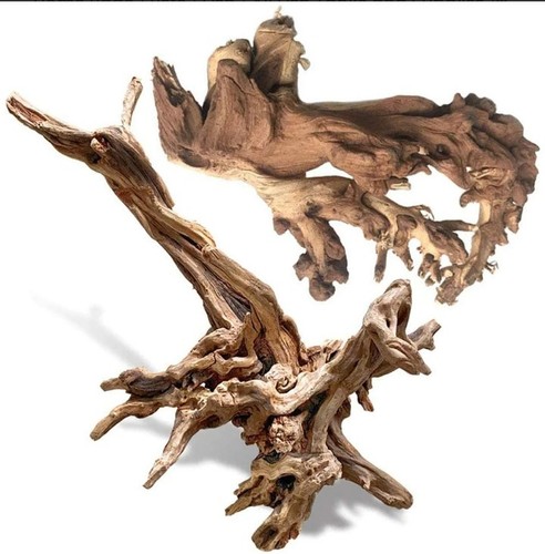 Natural mopani wood aquarium - natural,