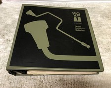 1969 69 Vintage Pontiac Dealer Tech Bulletins Binder RARE Trans Am Judge GTO