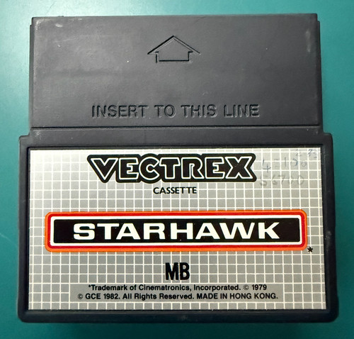 Starhawk vectrex game cart - game,