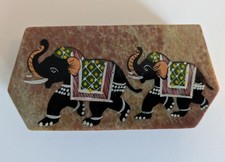 Marble Elephant Pen Pot