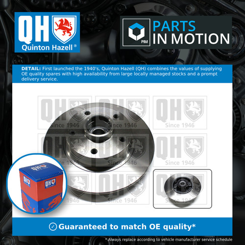 Brake discs pair solid - 2x,