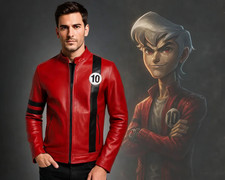 Ben 10 Cosplay Red Leather