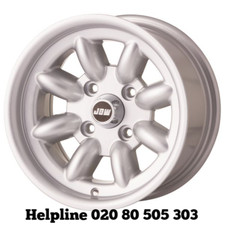 Minilight PCD 4-100 ET0 Four Alloy wheels / Silver Hi-lite