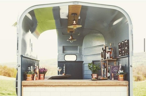 Horse box gin - horse, bar