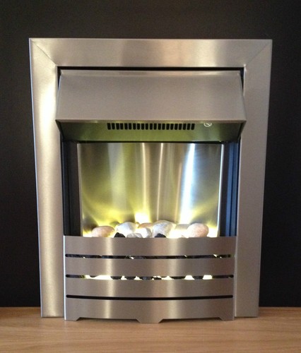 Electric brushed silver steel - silver,