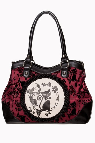 Burgundy phoenix cat flocked - phoenix,