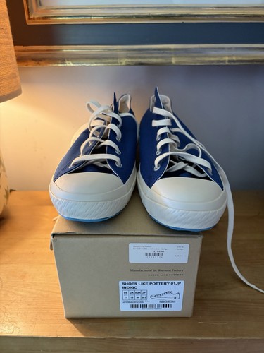 Shoes like pottery indigo - pottery, low