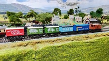 Hornby  Freight Wagons 00 Gauge McVities, Prince Pork, Kit Kat and Bake van good