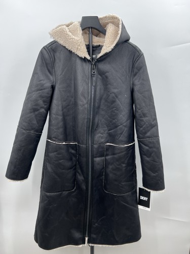 Dkny faux shearling coat - dkny,