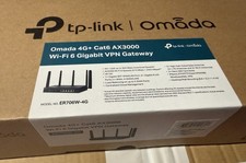 tp-link ER706W-4G Omada AX3000 Dual Band VPN Router, 5 x Antennas, Wi-Fi 6, 4G+ 