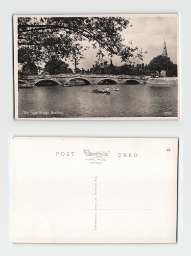 Postcard the town bridge - town,