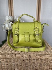 Blondie Mania genuine leather satchel handbag shoulder bag