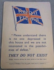 Boer War Patriotic Union Jack Window Display Original Excellent Condition 