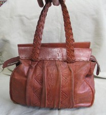 Vintage Moroccan tan brown