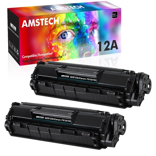 Black toner fits for - black, 12a