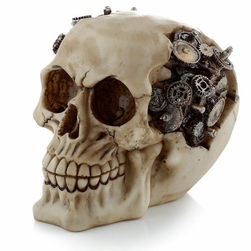 Large steampunk skull - large,
