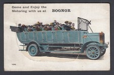Printed Postcard Charabanc Car