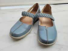 HOTTER Shake Blue Leather Mary