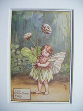 White Clover Fairy Vintage