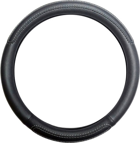 Black steering wheel cover - wheel,