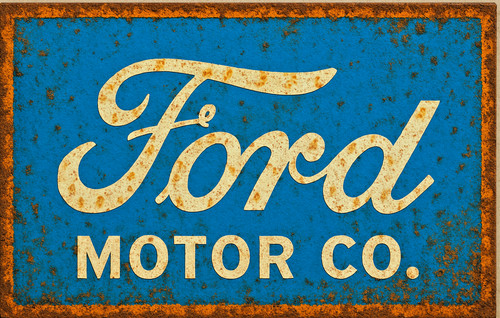 Metal sign ford - sign, co