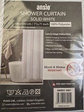 White shower curtains - white, curtains.mould