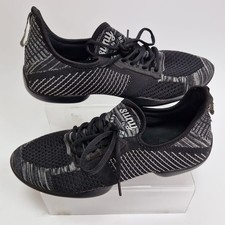 Anna Kern Suny Split Sole Dance Trainers Shoes Black Grey Knit Size UK 9
