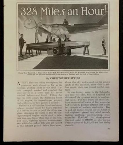 Supermarine seaplane 1928 - seaplane,
