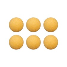 6pcs Matte Table Football Replacement Balls Desktop Soccer Game Accessories