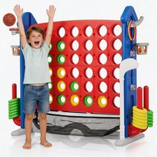 4-in-1 Giant Outdoor Game Set