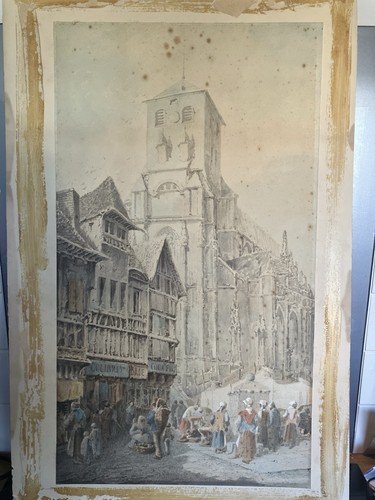 Original victorian watercolour - original,