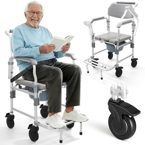 Bedside commode wheelchair - bedside,