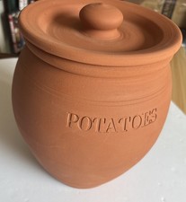 10" Ceramic POTATOES Storage