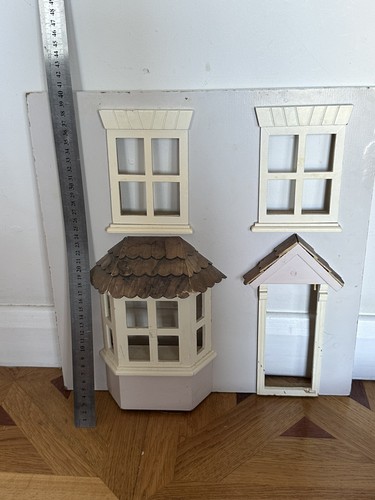 Dolls house front wooden