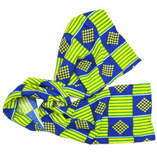 Ankara Kente Cloth Hair Scarf African Print Large Headscarf, Headwrap, Head Tie